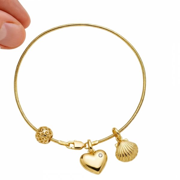 Bransoletka 19cm o splocie linka złoto 585