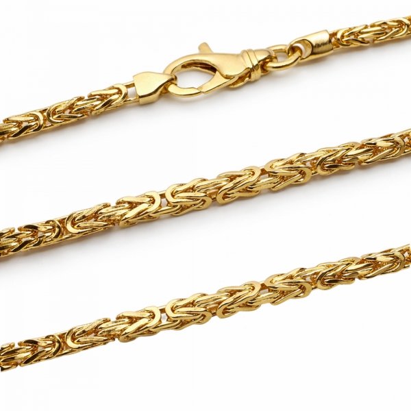 Bransoletka o splocie królewskim złoto 585 