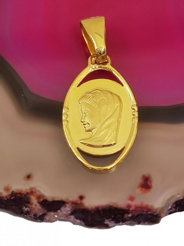 Medalik portrecik złoto 585 