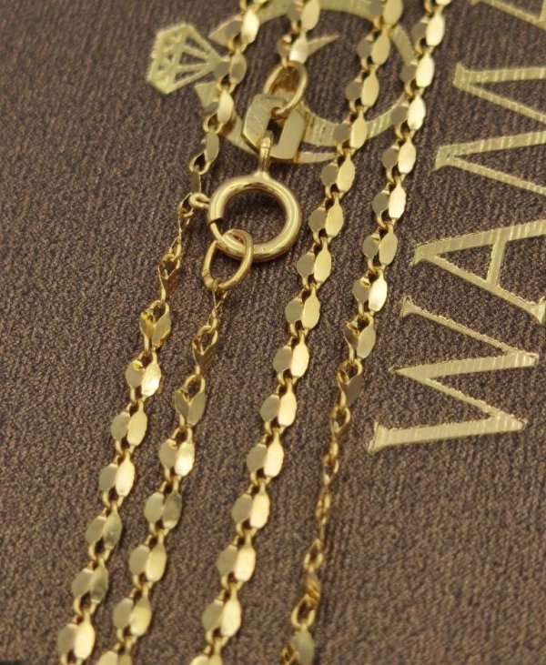 Łańcuszek Finezja  45cm złoto 585 