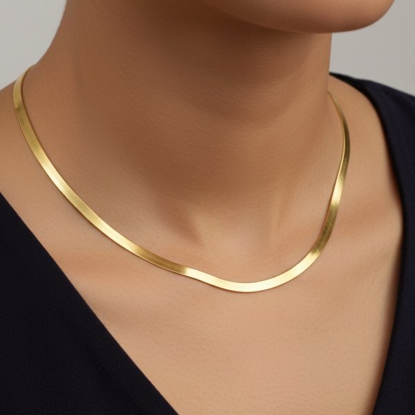 Naszyjnik  Kleopatra SZEROKA 45CM  złoto 585