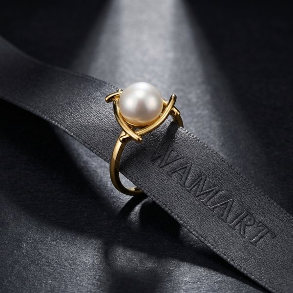 Pierścionek z perłą r.15 złoto 585