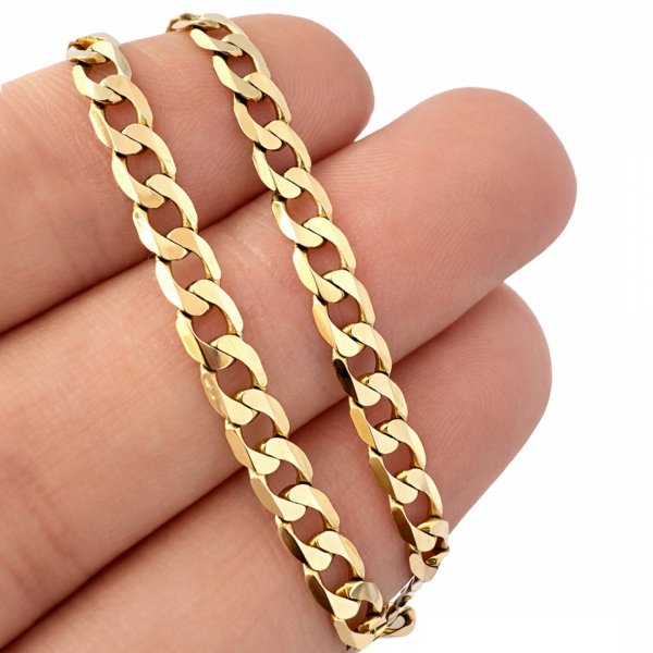 Bransoleta splot pancerka złoto 585 