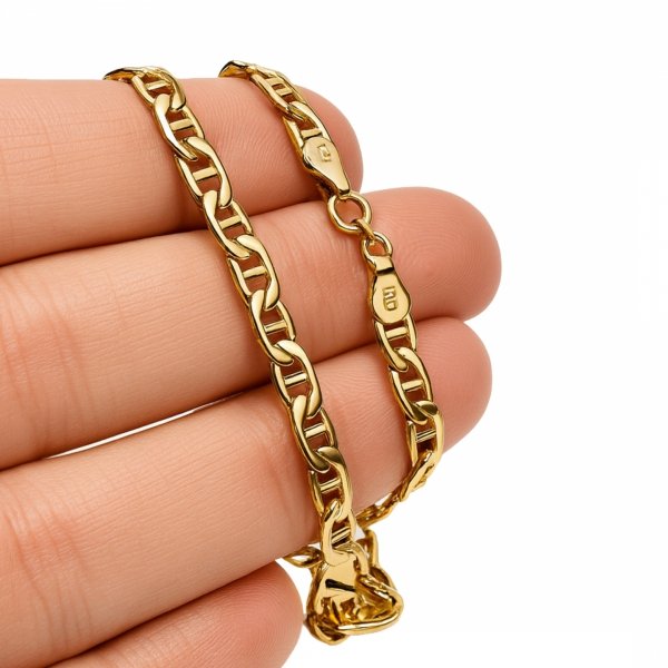 Bransoletka 21,5cm gucci złoto 585