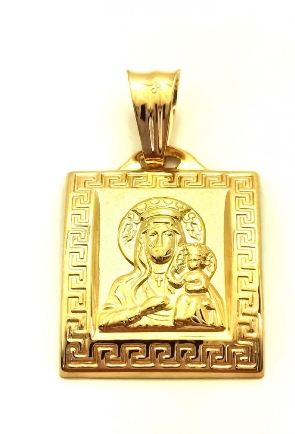 Medalik 3D Greco złoto 585