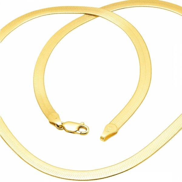 Naszyjnik taśma Kleopatra 55cm połysk 2,3mm złoto 585