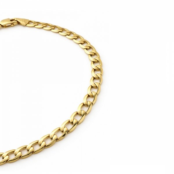 Bransoletka pancerka kuta 20,5 złoto 585