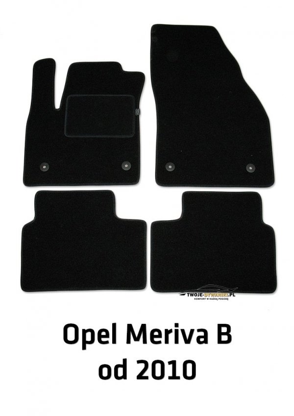 Dywaniki welurowe Opel Meriva