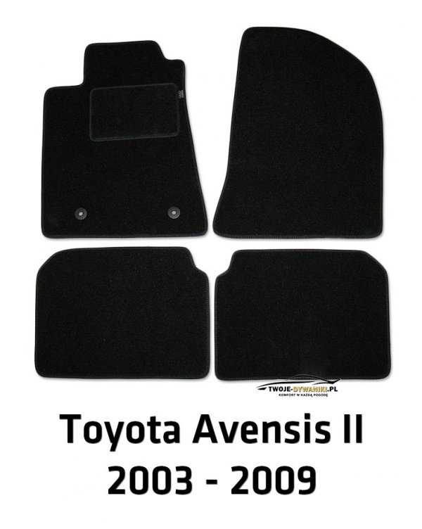 Dywaniki welurowe Toyota Avensis