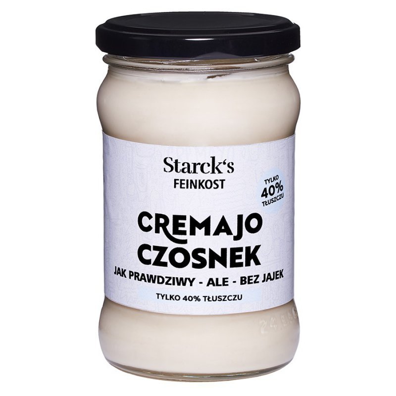 Cremajo Czosnkowy - Jak prawdziwy majonez - ale bez jajek Starck&#039;s, 270g