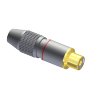 Procab VC210-P Cable  konektor - RCA/Cinch female - pair Connector 25 pcs box