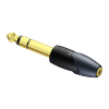 PROCAB CLP206 Adapter - 3.5 mm Jack female stereo - 6.3 mm Jack male stereo