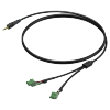 Kabel PROCAB CLA833/3 mini jack do 2x euroblock (3p)