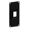 CAYMON CASY106/B Casy 1 space cover plate - 1x  Keystone adapter Black version