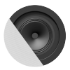  Głośnik głośniki AUDAC CENA 506/B SpringFit™ 5 ceiling speaker Black version - 8Ω and 100V