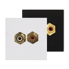 AUDAC CP 45 RCA/B Connection plate RCA 45 x 45 mm Black version