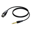 PROCAB CLA724/1.5 XLR male - 6.3 mm Jack male stereo 1,5 meter