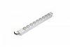 Digitus Listwa zasilająca PDU 19 cali RACK 9xTyp E, 1.8m 1xSchuko, 16A, aluminiowa