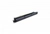 Digitus Patch panel 19 cali 24 porty, kat.6, S/FTP, 1U, wspornik kablowy, czarny (kompletny)