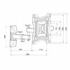  uchwyt mocowanie 
B-Tech Btech ART Uchwyt do TV LCD/LED 10-42 15KG AR-83 regulacja pion/poziom 39cm