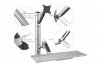Digitus Ramię naścienne pojedyncze, 1xLCD + klawiatura, max. 27 cali, max. 8kg, uchylno-obrotowe 360° (PIVOT)