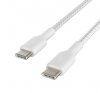 Belkin Kabel Braided USB-C USB-C 1m biały