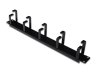 Digitus Organizer kablowy poziomy typu RING 19 cali 1U 40x483x60mm czarny