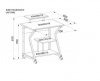 Techly Biurko komputerowe Compact