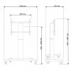 Neomounts by NewStar Stojak mobilny PLASMA-M2250 BLACK
