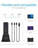 IcyBox Obudowa IB-382H-C31 2,5/3,5 HDD z wbudowanym HUB 1xUSB-C, 2xUSB -A,  12V2A