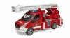 BRUDER Wóz strażacki Mercedes Benz Sprinter z drabiną i światłami