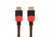 Savio Kabel HDMI 2.0 dedykowany do PC czerwono-czarny 3 m, GCL-04
