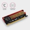 AXAGON Adapter wewnętrzny PCEM2-S, PCIe x16 M.2 NVMe M-key slot aluminiowa osłona