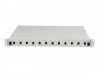 Lanberg Przełącznica światłowodowa 12XSC simplex/12XLC duplex rack 19 1U szara + akcesoria