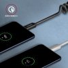 AXAGON Kabel BUCM-CM10TB Twister USB-C   USB-C, 0,6m, USB 2.0, 2.4A, ALU, PVC Czarny