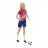 Mattel Lalka Barbie Piłkarka czerwona koszulka