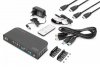 Digitus Przełącznik KVM 2 portowy, 2x HDMI IN, 1x HDMI OUT, 2x USB A, 1x Audio, 4K x 2K 60Hz, IN&OUT