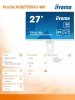 IIYAMA Monitor 27 cali ProLite XUB2792HSU-W6 IPS,HDMI,DP,100Hz,SLIM,4xUSB3.2,PIVOT,  HAS(150mm),2x2W
