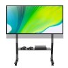 Techly Stojak mobilny do TV 45 -90cali, 60kg, półka AV
