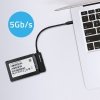 Qoltec Adapter SATA | Przejściówka na dysk SSD HDD 2.5 cali | USB-C | Super speed 5Gb/s | 2TB