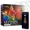 TWINKLY Inteligentne lampki choinkowe Strings 250 RGBW LED, łańcuch, przezroczysty przewód, 20 m, IP44