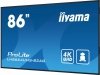 IIYAMA Monitor digital signage, wyświetalcz 86 cali LH8664UHS-B2AG,