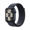 Apple Watch SE GPS, koperta 44 mm z aluminium w kolorze północy z opaską sportową w kolorze atramentowym