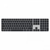Apple Klawiatura Magic Keyboard z Touch ID i polem numerycznym dla modeli Maca z czipem Apple - angielski (międzynarodowy) - czarne klawisze