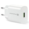 everActive Ładowarka sieciowa 1X USB 18W QC3.0 Biała