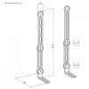 Maclean Uchwyt VESA na soundbar uniwersalny MC-334  15KG MAX