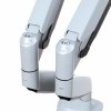 ART Uchwyt biurkowy gazowy do 2 monitorów LED/LCD 17-35 cali L-36HD 1-15KG 1xUSB-A 1xUSB-C 3.0 Heavy Duty