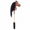 Tootiny Koń na kiju Hobby Horse HOPPIHORSE A4 Bay - ciemny brąz, maść gniada