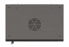 Lanberg Szafa instalacyjna rack wisząca 19 cali 4U 540x350 czarna drzwi   przeszklone ( flat pack)