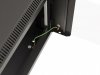Lanberg Szafa instalacyjna rack wisząca 19 cali 4U 540x350 czarna drzwi   przeszklone ( flat pack)